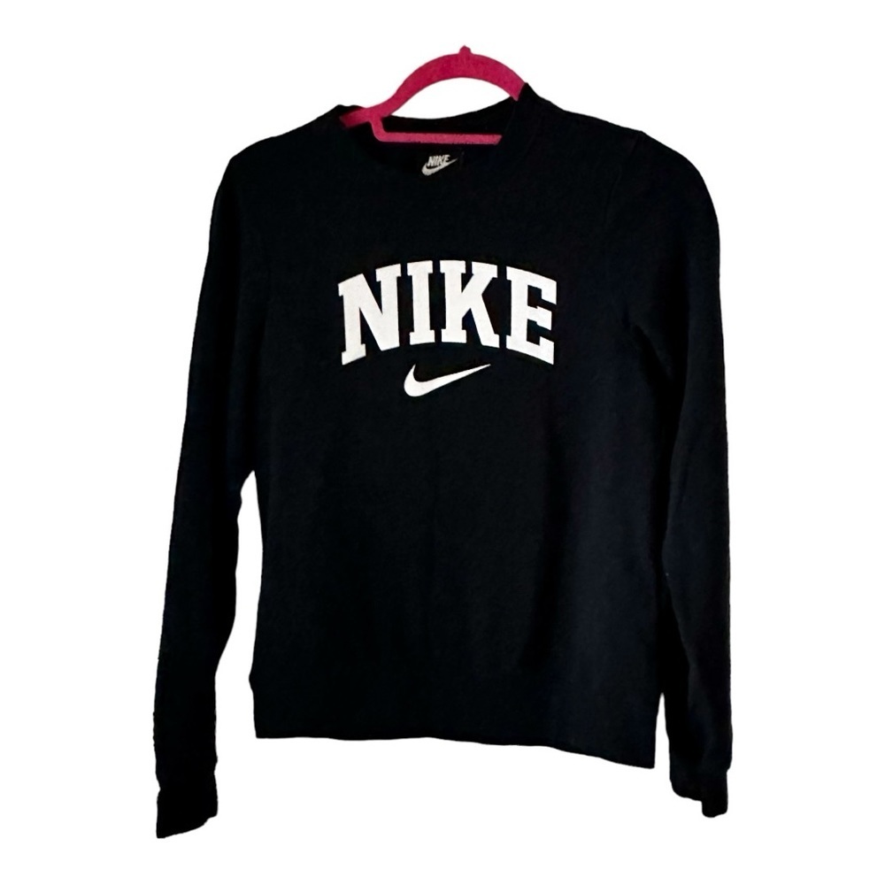 Nike Women’s Sweatshirt Black Long Sleeve Size XS